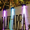 outdoor fence lights